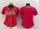 Youth Kansas City Chiefs Blank Red With Patch Cool Base Stitched Baseball Jersey,baseball caps,new era cap wholesale,wholesale hats